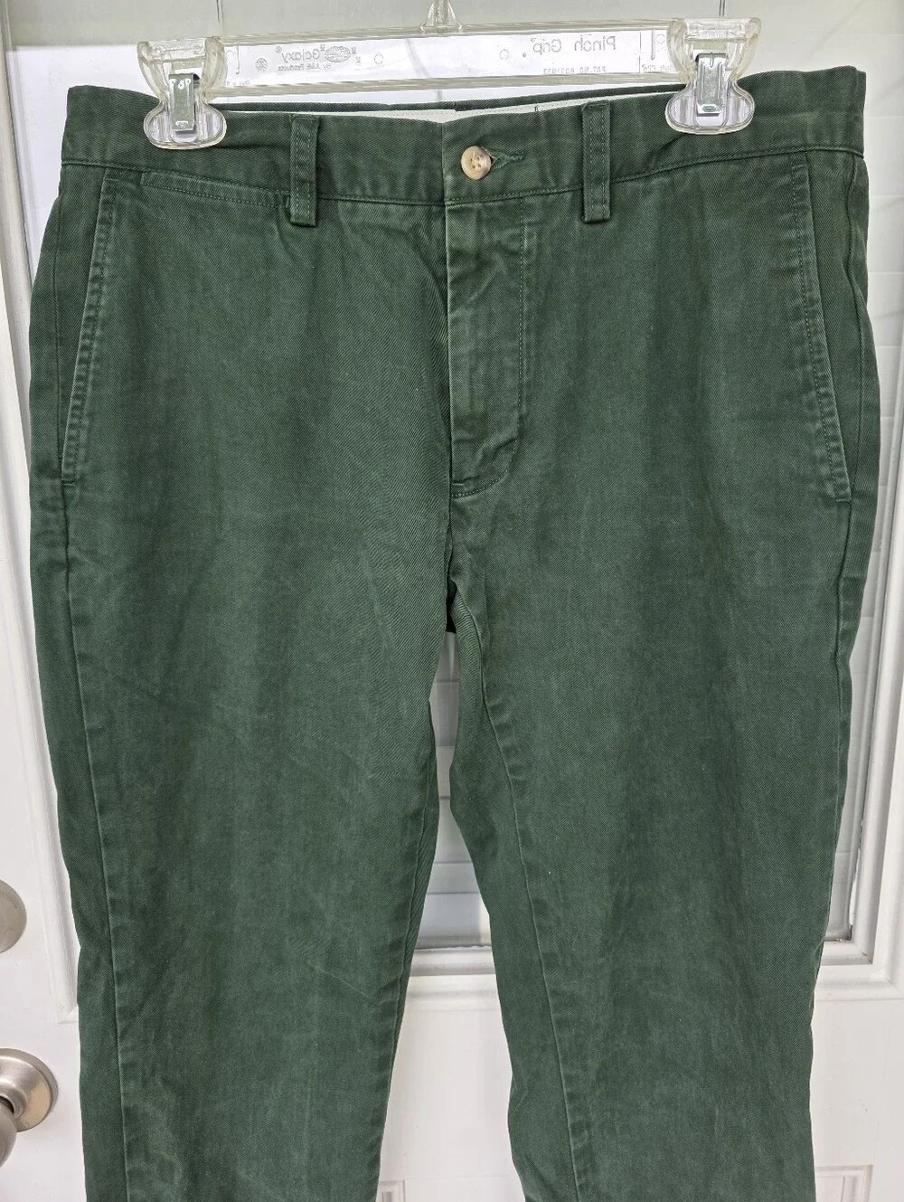 Polo Ralph Lauren Slim Fit Green Chino Pants Men's 32x30 Stretch Casual